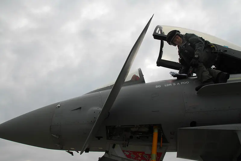 Arrival of Eurofighters