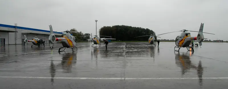 Arrival of Patrulla ASPA