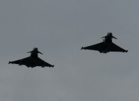 Přílet Eurofighterů