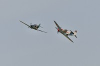 Vzdušný souboj Me BF-109G a Jak-3